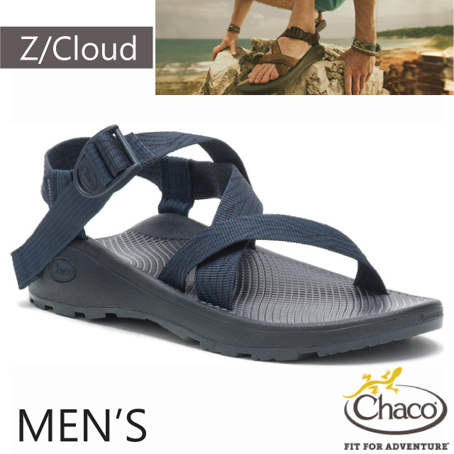 【美國 Chaco】男 越野紓壓運動涼鞋(標準款)/CH-ZLM01-HH28 蛇紋海軍藍✿30E010